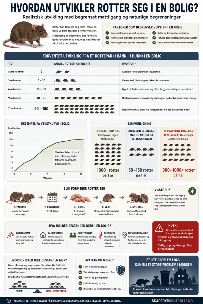 inforgrafiik. Utvikling rottebestand i bolig